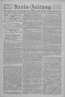 Kreis-Zeitung f&uuml;r d. Kreis Nowy-Tomysl: zugl. Nowy-Tomysler Hopfenzeitung 1926.09.13 Jg.51 Nr106