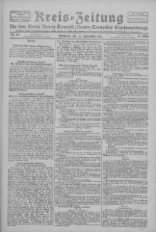 Kreis-Zeitung f&uuml;r d. Kreis Nowy-Tomysl: zugl. Nowy-Tomysler Hopfenzeitung 1926.09.22 Jg.51 Nr110