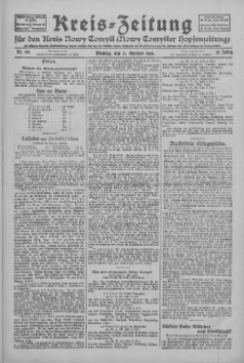 Kreis-Zeitung f&uuml;r d. Kreis Nowy-Tomysl: zugl. Nowy-Tomysler Hopfenzeitung 1926.10.11 Jg.51 Nr118