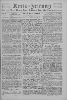 Kreis-Zeitung f&uuml;r d. Kreis Nowy-Tomysl: zugl. Nowy-Tomysler Hopfenzeitung 1926.10.20 Jg.51 Nr122