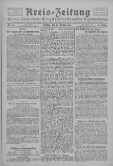 Kreis-Zeitung f&uuml;r d. Kreis Nowy-Tomysl: zugl. Nowy-Tomysler Hopfenzeitung 1926.10.25 Jg.51 Nr124