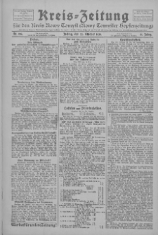 Kreis-Zeitung f&uuml;r d. Kreis Nowy-Tomysl: zugl. Nowy-Tomysler Hopfenzeitung 1926.10.29 Jg.51 Nr126