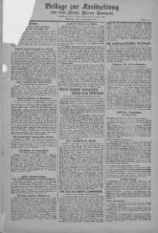 Beilage zur Kreiszeitung f&uuml;r d. Kreis Nowy-Tomysl 1926.11.05 Jg.51