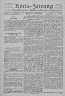 Kreis-Zeitung f&uuml;r d. Kreis Nowy-Tomysl: zugl. Nowy-Tomysler Hopfenzeitung 1926.11.08 Jg.51 Nr129