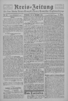 Kreis-Zeitung f&uuml;r d. Kreis Nowy-Tomysl: zugl. Nowy-Tomysler Hopfenzeitung 1926.11.10 Jg.51 Nr130