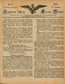 Samtersches Kreis-Blatt = Dziennik Powiatu Szamotulskiego 1879.01.30 Jg.25 Nr5