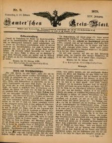 Samtersches Kreis-Blatt = Dziennik Powiatu Szamotulskiego 1879.02.27 Jg.25 Nr9