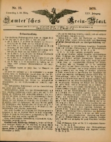 Samtersches Kreis-Blatt = Dziennik Powiatu Szamotulskiego 1879.03.20 Jg.25 Nr12
