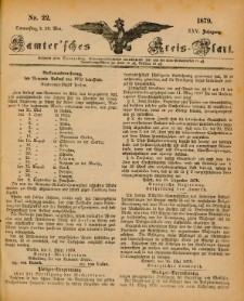 Samtersches Kreis-Blatt = Dziennik Powiatu Szamotulskiego 1879.05.29 Jg.25 Nr22