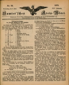 Samtersches Kreis-Blatt = Dziennik Powiatu Szamotulskiego 1879.06.05 Jg.25 Nr23