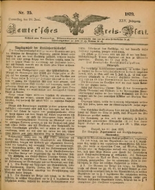 Samtersches Kreis-Blatt = Dziennik Powiatu Szamotulskiego 1879.06.19 Jg.25 Nr25