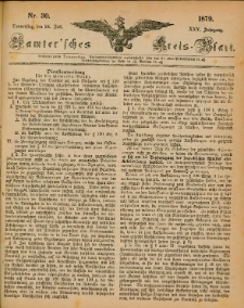 Samtersches Kreis-Blatt = Dziennik Powiatu Szamotulskiego 1879.07.24 Jg.25 Nr30