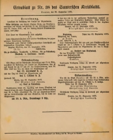 Extrablatt zu Nr.38 des Samterschen Kreisblatts 1879.09.22