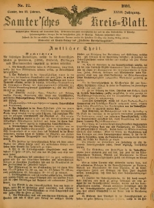 Samtersches Kreis-Blatt = Dziennik Powiatu Szamotulskiego 1886.02.10 Jg.32 Nr12