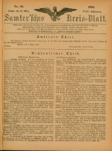 Samtersches Kreis-Blatt = Dziennik Powiatu Szamotulskiego 1886.03.10 Jg.32 Nr20