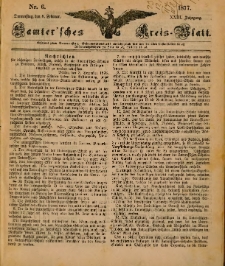 Samtersches Kreis-Blatt = Dziennik Powiatu Szamotulskiego 1877.02.08 Jg.23 Nr6