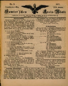 Samtersches Kreis-Blatt = Dziennik Powiatu Szamotulskiego 1877.03.01 Jg.23 Nr9