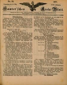 Samtersches Kreis-Blatt = Dziennik Powiatu Szamotulskiego 1877.05.31 Jg.23 Nr22