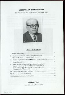 Autobiografia - wspomnienia Mieczysław Kieliszewski