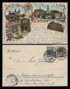 Posen/Poznań. Der Dom,erb.1522/Tum. Alter Markt m.Hauptwache/Stary Rynek i główna wacha. Kapell im Dom/Kaplica w Tumie. Priesterseminar/Seminaryum. Bamberka.