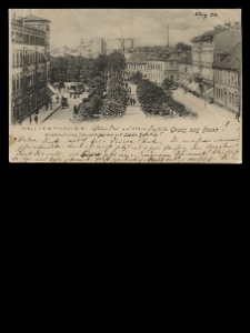 Gruss aus Posen. Wilhelms-Strasse, Provinzial-Museum und Landes-Bibliothek.