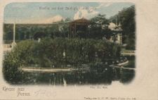 Gruss aus Posen. Parthie aus dem Zoologischen Garten.