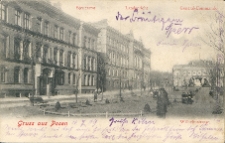 Gruss aus Posen. Wilhelmstrasse. Steueramt. Landgericht. General-Commando.