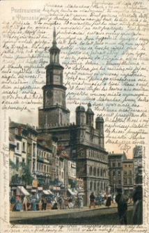 Pozdrowienie z Poznania. Ratusz.