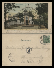 Gruss aus Posen. Kaisergarten.