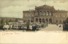 Gruss aus Posen. Central-Bahnhof.