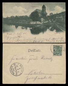 Gruss aus Posen. Kreuzkirche. Gasanstalt.