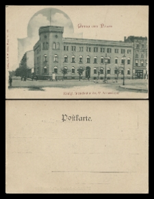 Gruss aus Posen. Königl. Intendantur des V. Armeekorps.