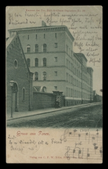 Gruss aus Posen. Kaserne des Pos. Feld-Artillerie-Regiments No. 20.
