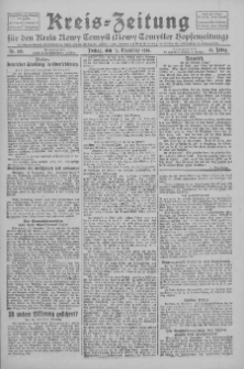 Kreis-Zeitung f&uuml;r d. Kreis Nowy-Tomysl: zugl. Nowy-Tomysler Hopfenzeitung 1926.11.19 Jg.51 Nr133