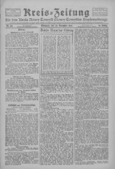 Kreis-Zeitung f&uuml;r d. Kreis Nowy-Tomysl: zugl. Nowy-Tomysler Hopfenzeitung 1926.11.24 Jg.51 Nr135