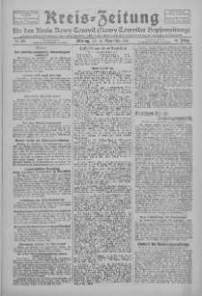 Kreis-Zeitung f&uuml;r d. Kreis Nowy-Tomysl: zugl. Nowy-Tomysler Hopfenzeitung 1926.11.29 Jg.51 Nr137