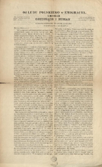 [Odezwa] Od Ludu Polskiego w Emigracyi : Gromad Grudziądz i Human Ludowi Polskiemu na ziemi ojczystej pozdrowienie i braterstwo !