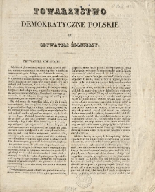 Towarzystwo Demokratyczne Polskie do obywateli żołnierzy