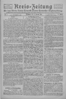 Kreis-Zeitung für d. Kreis Nowy-Tomysl: zugl. Nowy-Tomysler Hopfenzeitung 1927.01.12 Jg.52 Nr5