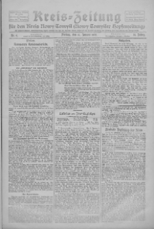 Kreis-Zeitung f&uuml;r d. Kreis Nowy-Tomysl: zugl. Nowy-Tomysler Hopfenzeitung 1927.01.14 Jg.52 Nr6