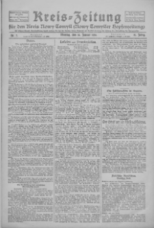 Kreis-Zeitung f&uuml;r d. Kreis Nowy-Tomysl: zugl. Nowy-Tomysler Hopfenzeitung 1927.01.17 Jg.52 Nr7