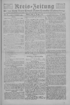 Kreis-Zeitung f&uuml;r d. Kreis Nowy-Tomysl: zugl. Nowy-Tomysler Hopfenzeitung 1927.02.28 Jg.52 Nr24