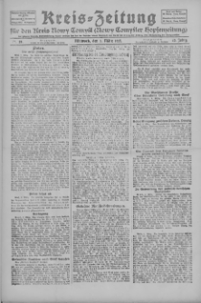Kreis-Zeitung f&uuml;r d. Kreis Nowy-Tomysl: zugl. Nowy-Tomysler Hopfenzeitung 1927.03.09 Jg.52 Nr28