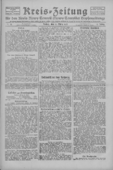Kreis-Zeitung f&uuml;r d. Kreis Nowy-Tomysl: zugl. Nowy-Tomysler Hopfenzeitung 1927.03.18 Jg.52 Nr32