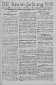 Kreis-Zeitung f&uuml;r d. Kreis Nowy-Tomysl: zugl. Nowy-Tomysler Hopfenzeitung 1927.03.21 Jg.52 Nr33