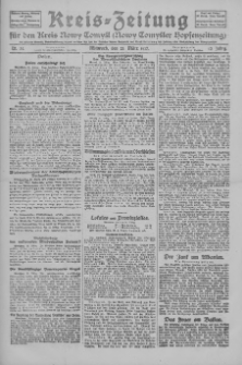 Kreis-Zeitung f&uuml;r d. Kreis Nowy-Tomysl: zugl. Nowy-Tomysler Hopfenzeitung 1927.03. Jg.52 Nr34