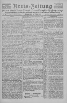 Kreis-Zeitung f&uuml;r d. Kreis Nowy-Tomysl: zugl. Nowy-Tomysler Hopfenzeitung 1927.03.28 Jg.52 Nr36