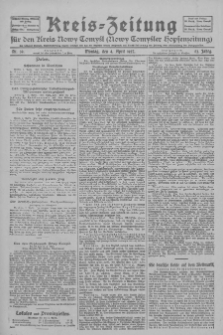 Kreis-Zeitung f&uuml;r d. Kreis Nowy-Tomysl: zugl. Nowy-Tomysler Hopfenzeitung 1927.04.04 Jg.52 Nr39