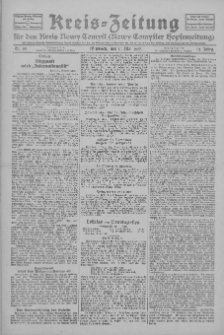 Kreis-Zeitung f&uuml;r d. Kreis Nowy-Tomysl: zugl. Nowy-Tomysler Hopfenzeitung 1927.05.11 Jg.52 Nr54