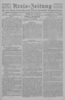 Kreis-Zeitung f&uuml;r d. Kreis Nowy-Tomysl: zugl. Nowy-Tomysler Hopfenzeitung 1927.05.30 Jg.52 Nr62